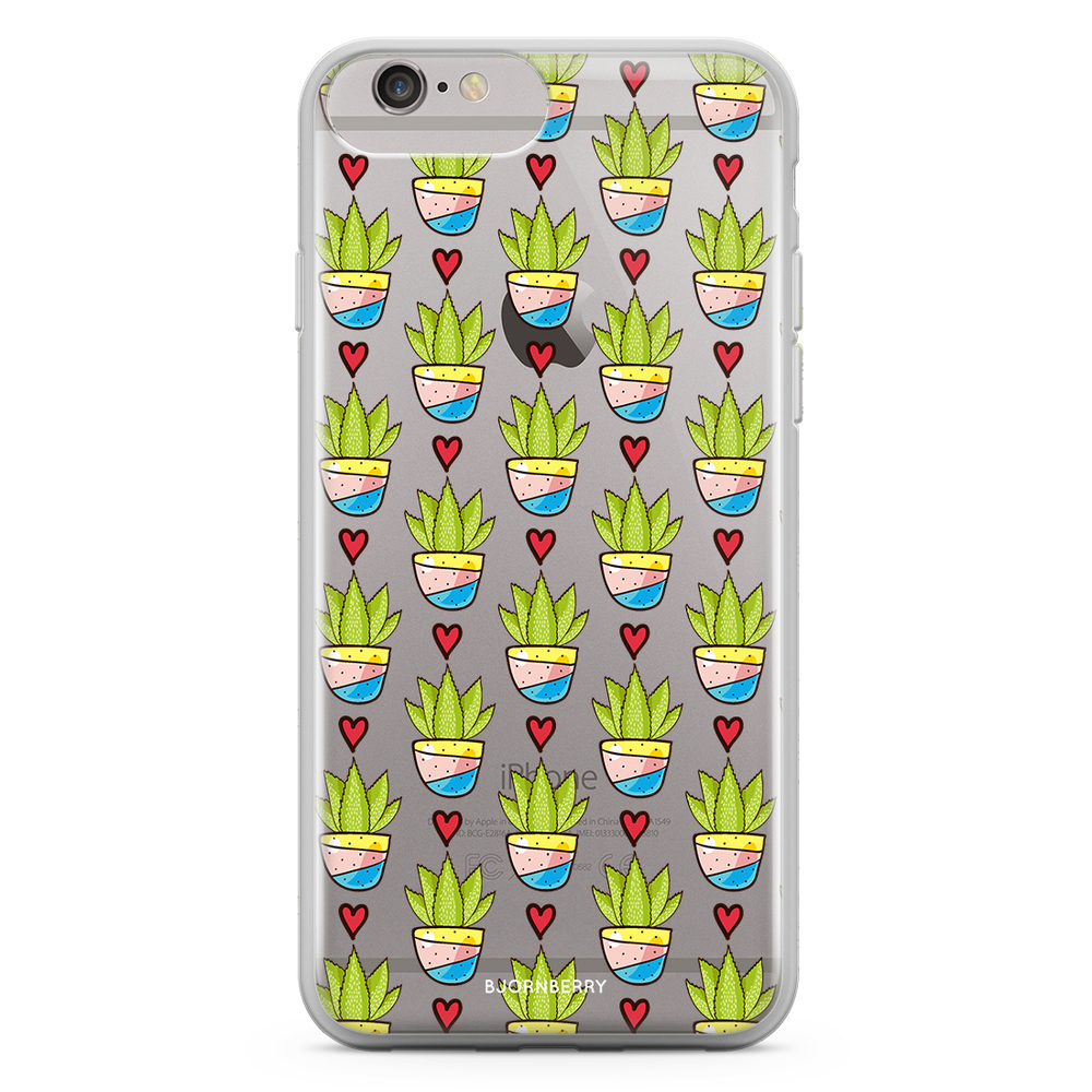 iPhone 6 Plus/6s Plus Fashion Case - Cactus Pattern