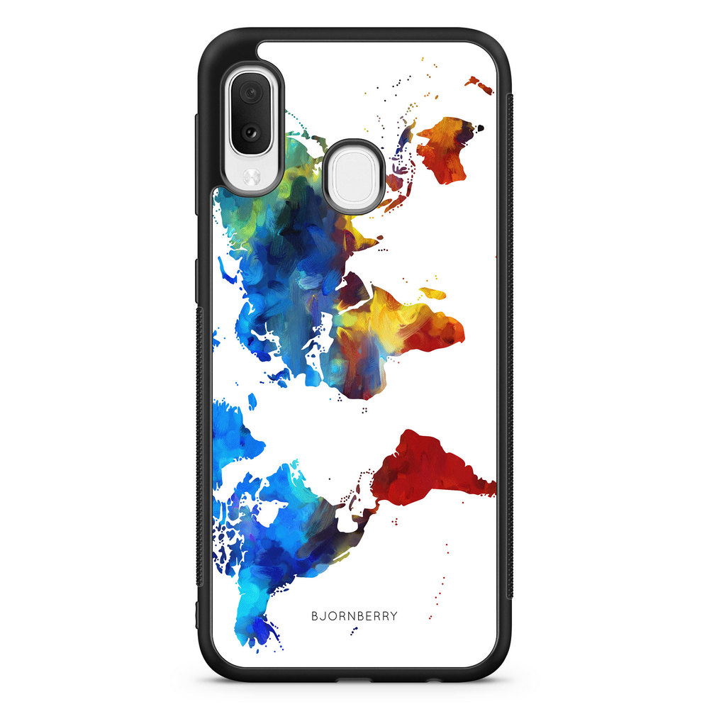Samsung Galaxy A20e Case - World Map