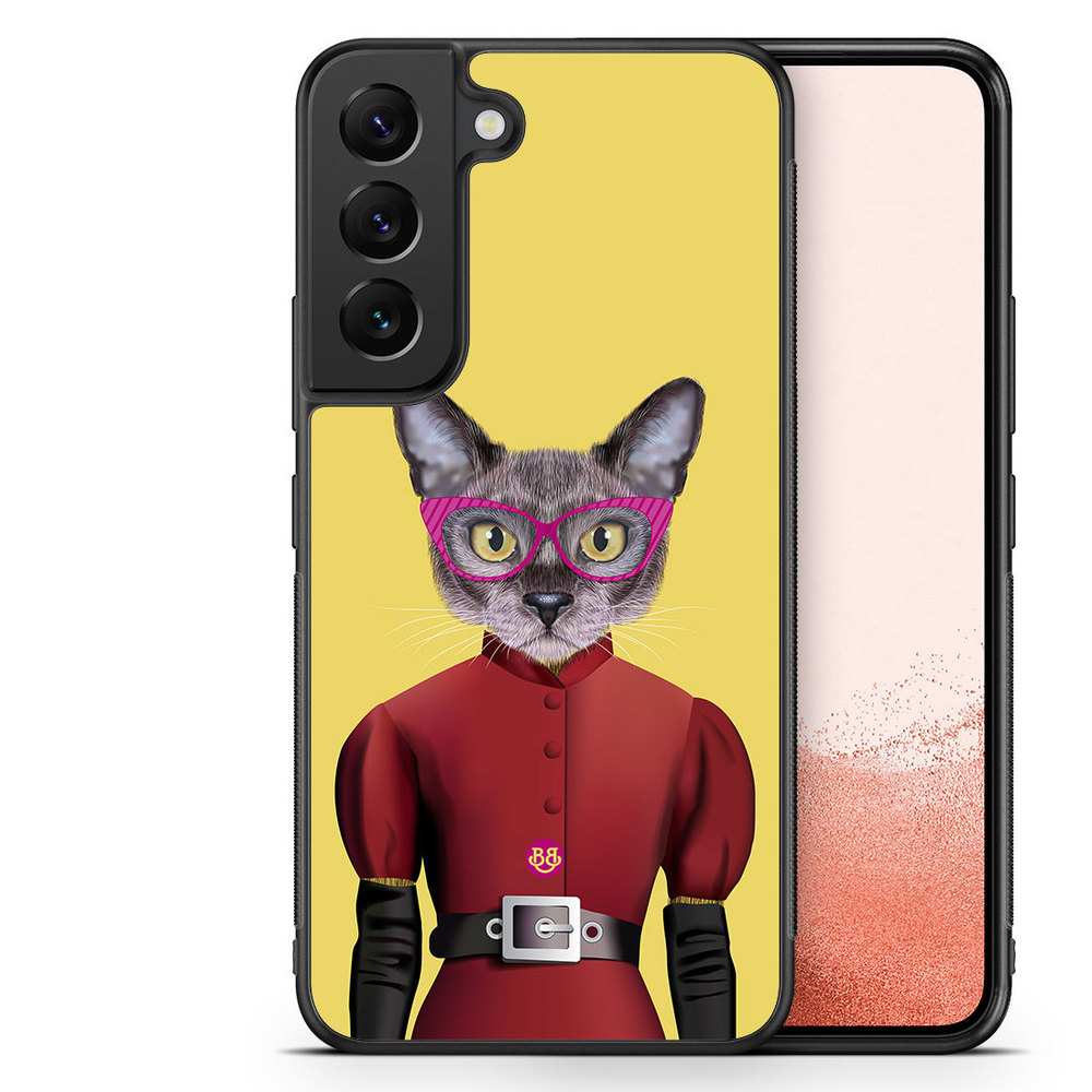Samsung Galaxy S23 Plus 5G Case - Hipster Cat