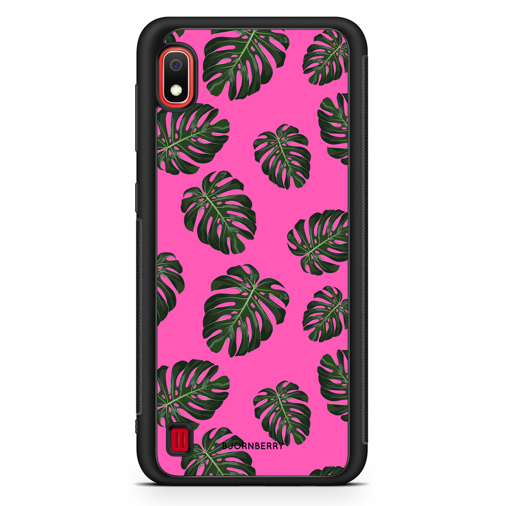 Samsung Galaxy A10 Case - Monstera Pink