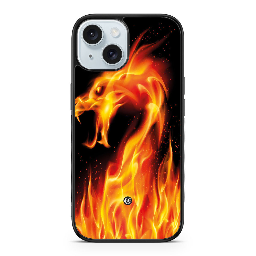 iPhone 15 Case - Flames Dragon