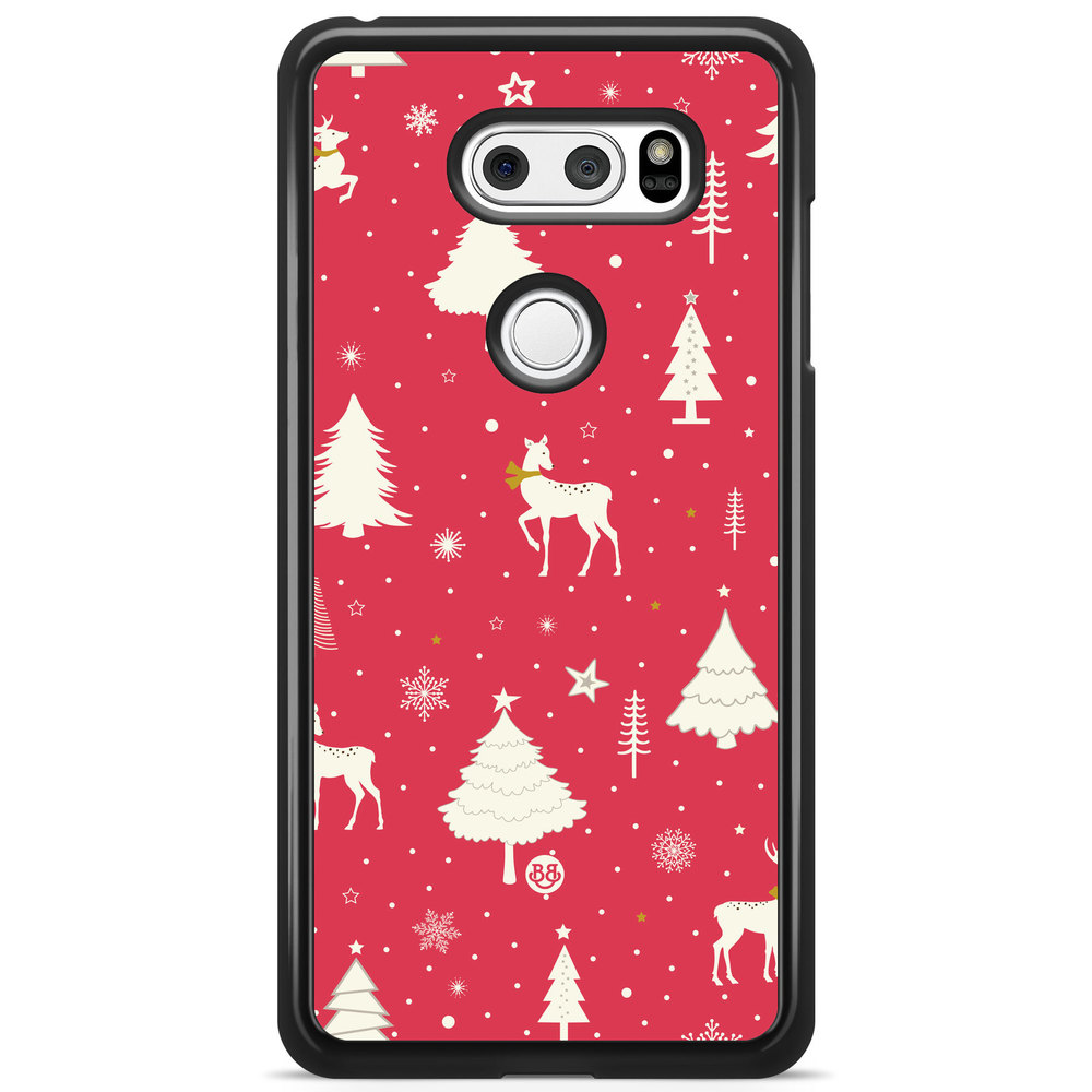 LG V30 Case - Red Christmas