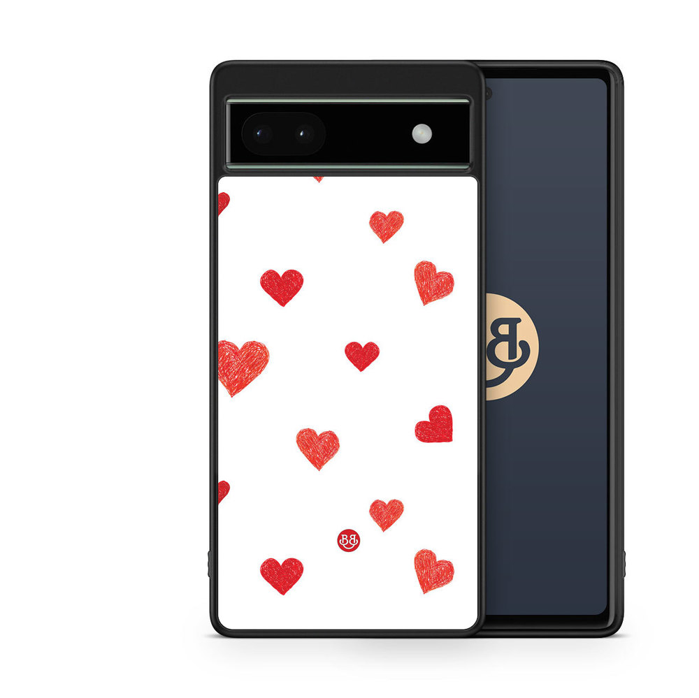 Google Pixel 6a Case - Painted Heart