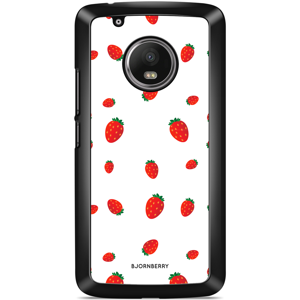 Moto G5 Plus Case - Strawberry Pattern