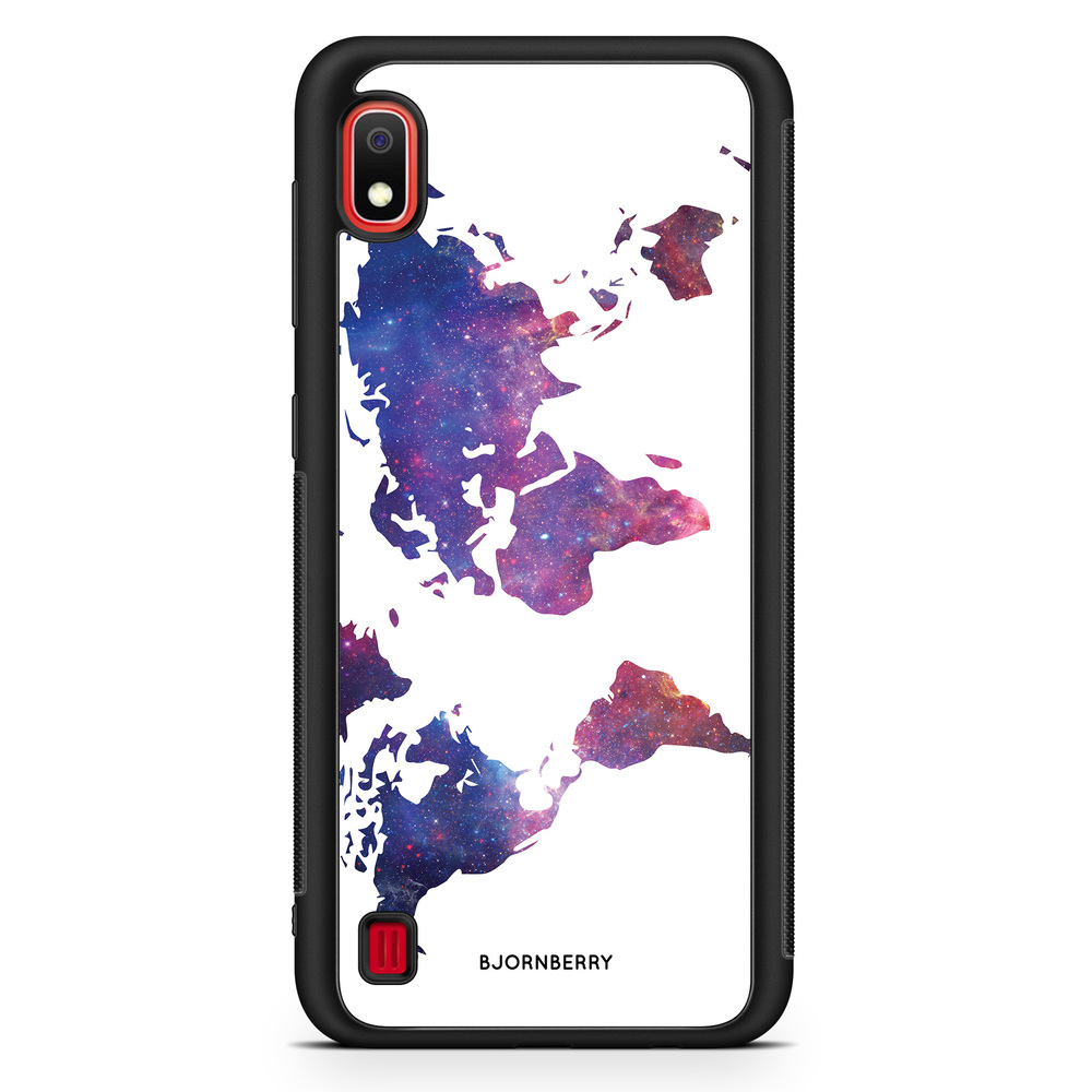 Samsung Galaxy A10 Case - World Map Space