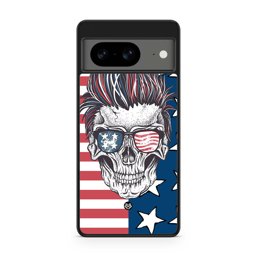 Google Pixel 8 Case - USA Skull