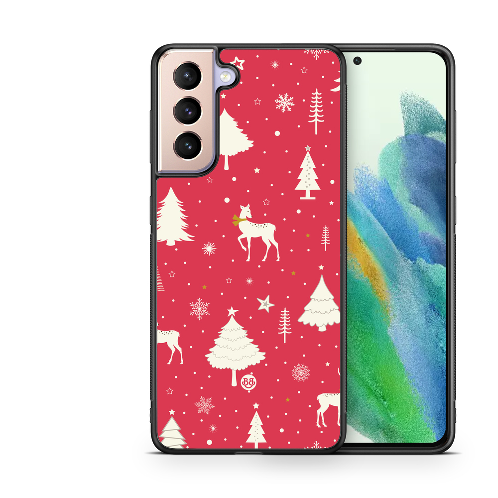 Samsung Galaxy S21 FE 5G Case - Red Christmas