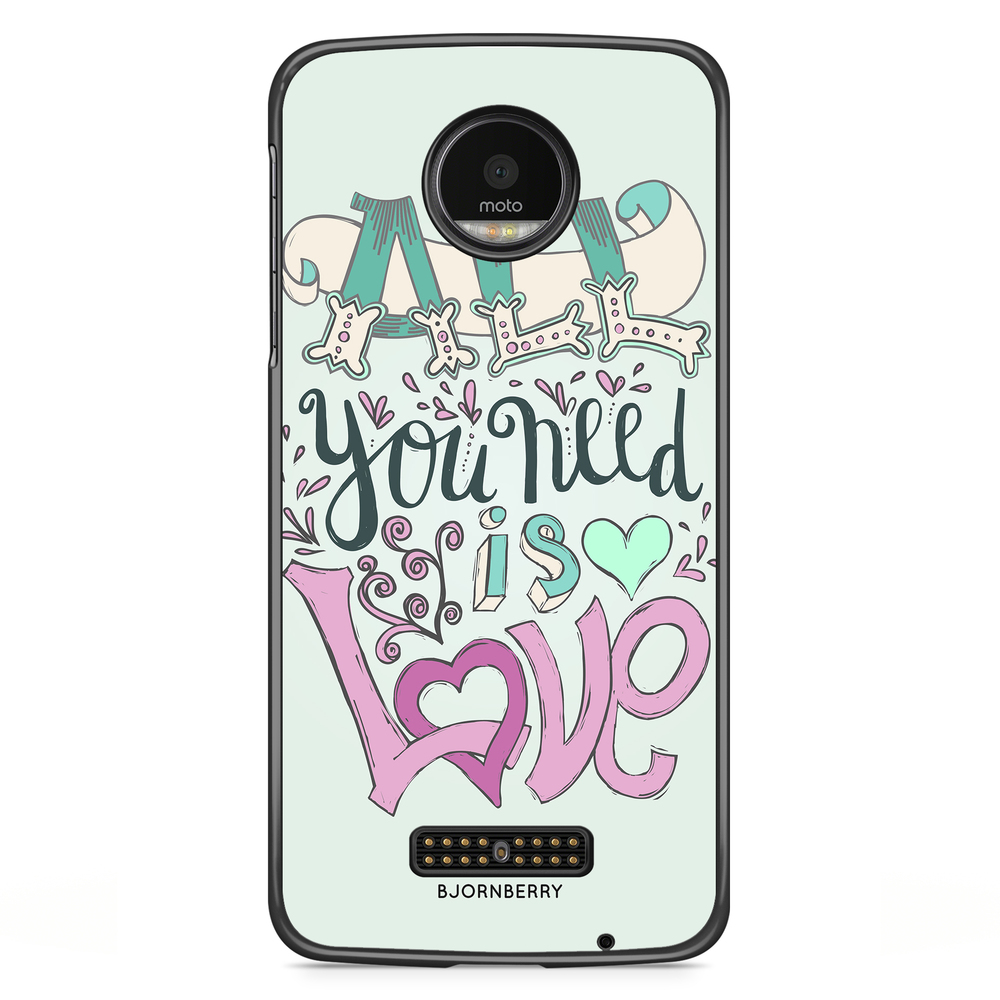 Motorola Moto Z Skal - All You Need Is Love