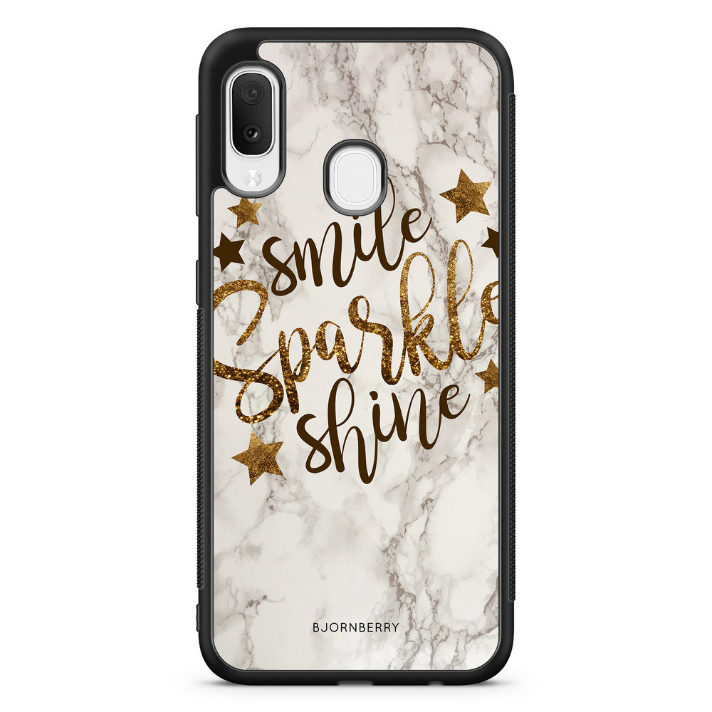 Samsung Galaxy A20e Case - Smile,Sparkle,Shine