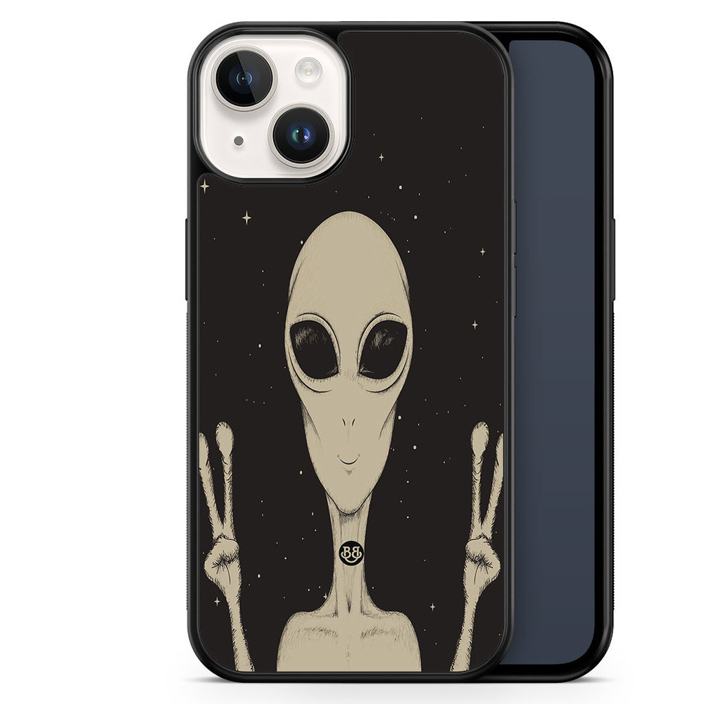 iPhone 14 Case - Peace Alien