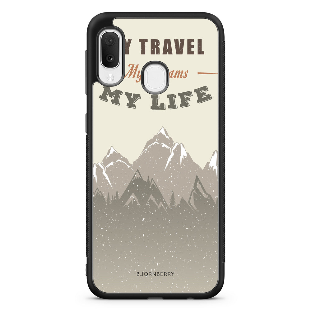 Samsung Galaxy A20e Case - My Travels, My Life