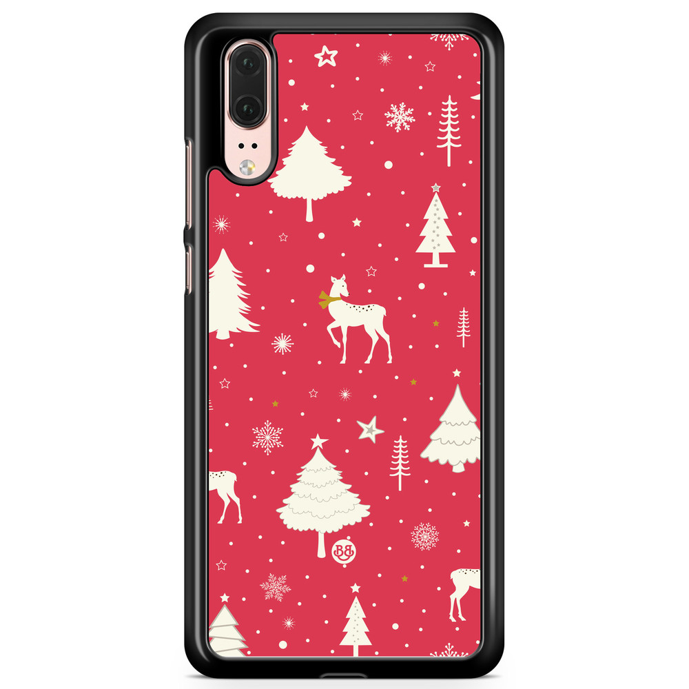 Huawei P20 Case - Red Christmas