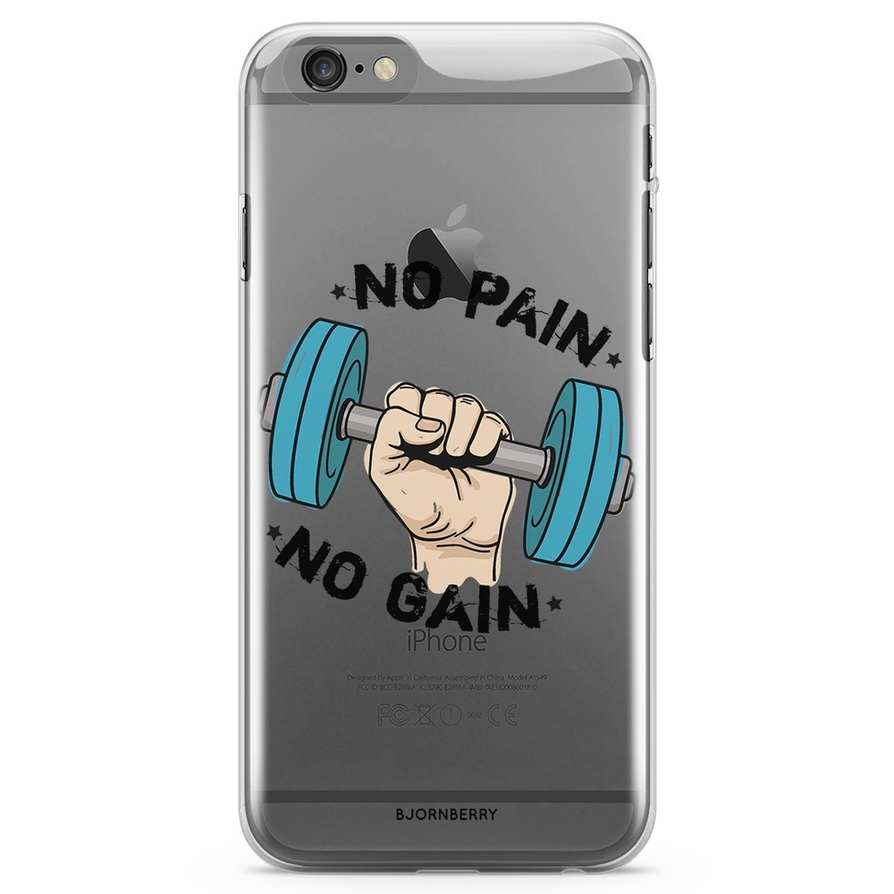 iPhone 6 Plus/6s Plus TPU Case - No pain no gain