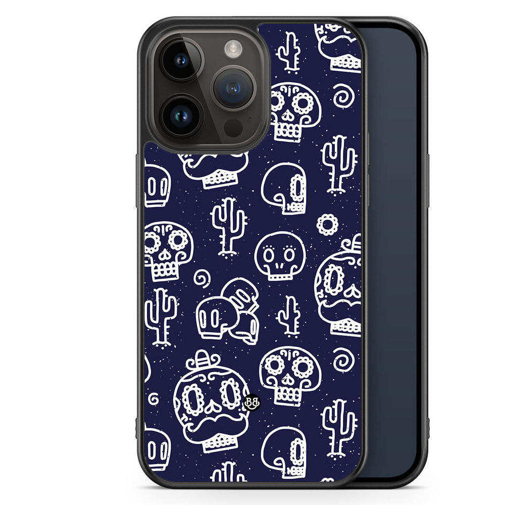 iPhone 14 Pro Max Case - Oldschool Skulls