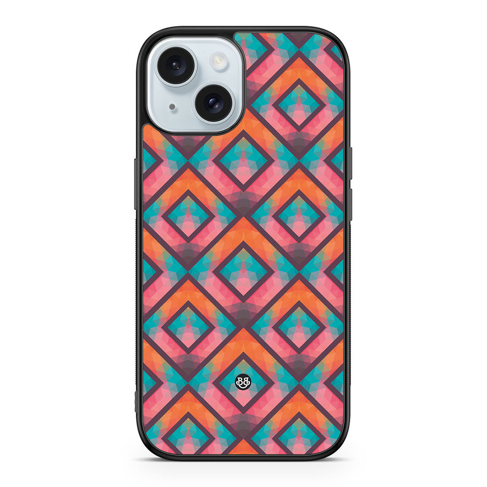 iPhone 15 Case - Retro Squares