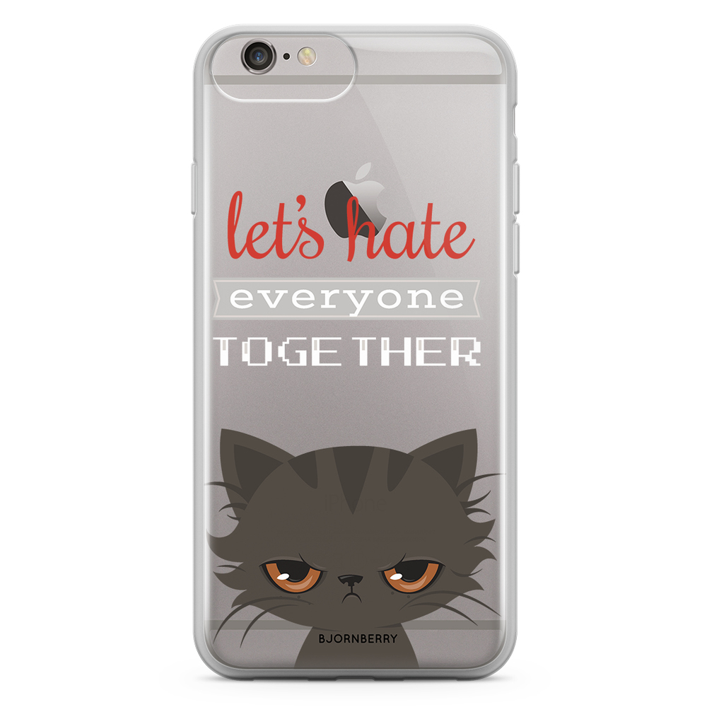 iPhone 6 Plus/6s Plus Fashion Case - Angry Cat