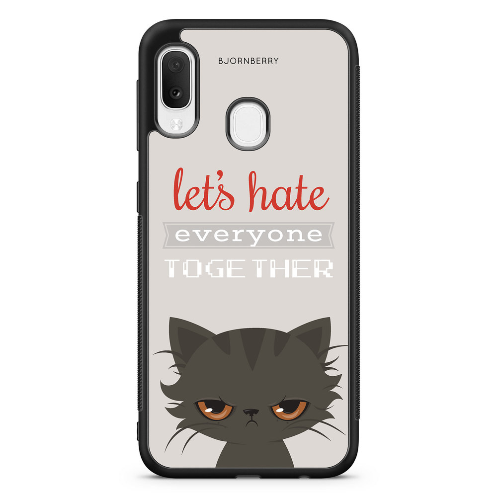 Samsung Galaxy A20e Case - Angry Cat