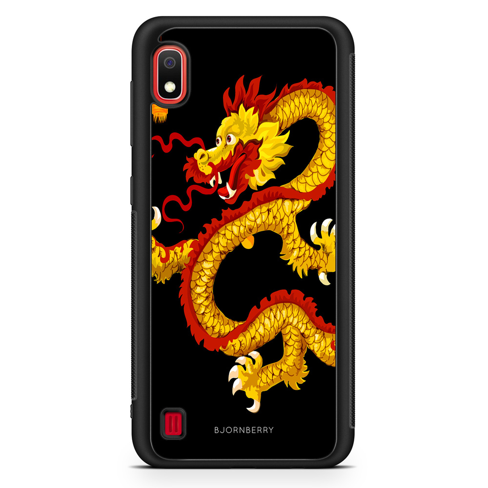 Samsung Galaxy A10 Case - Yellow Dragon