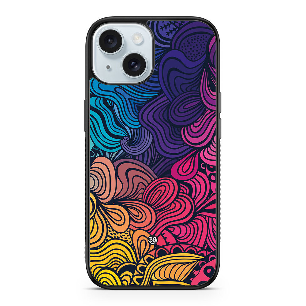 iPhone 15 Case - Retro Flowers