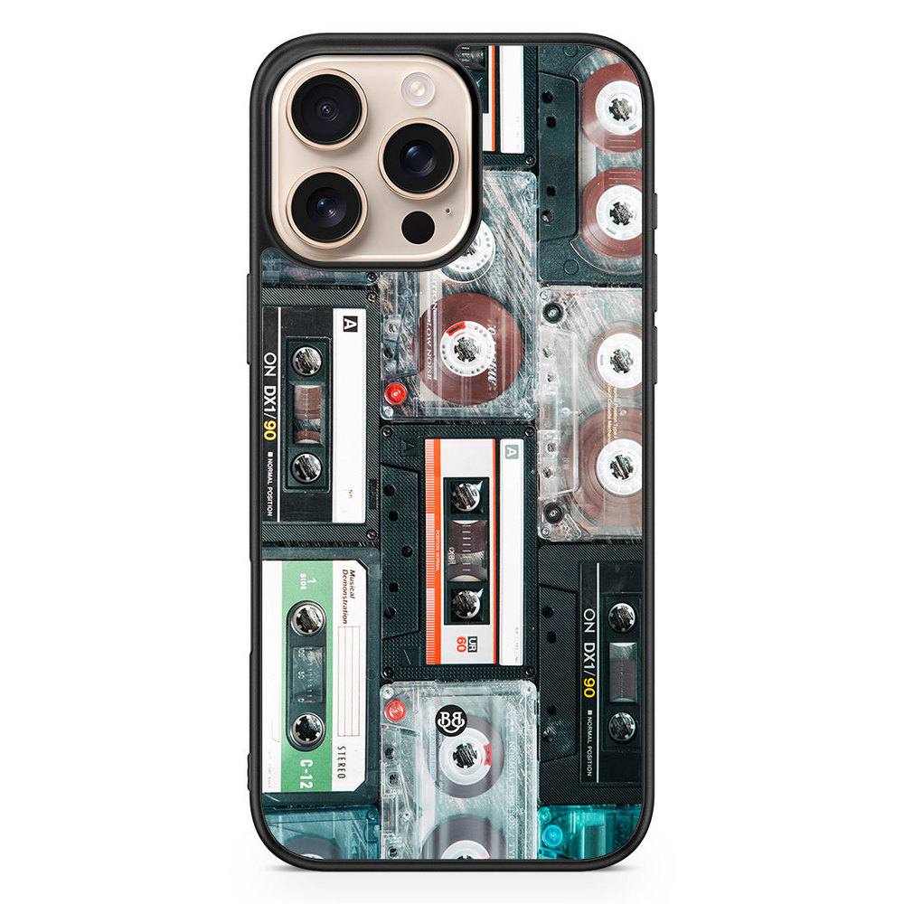 iPhone 16 Pro Max Case - Audio Cassette