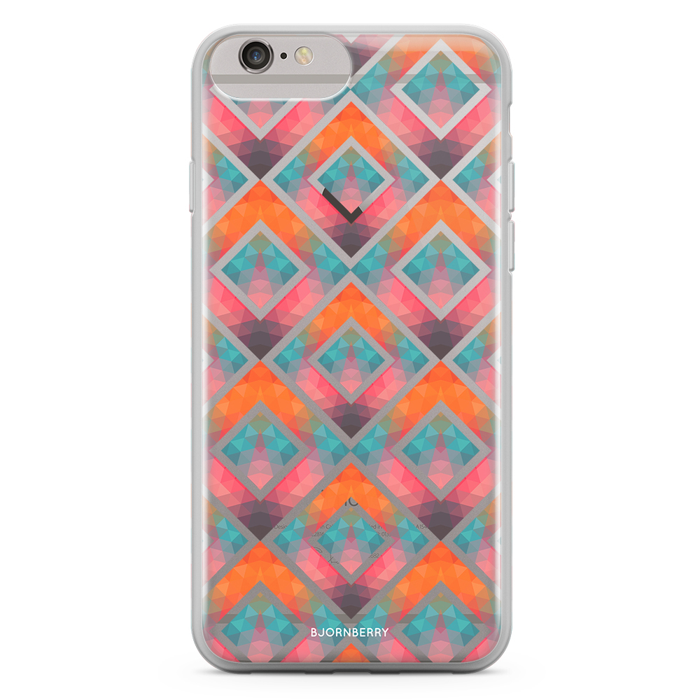 iPhone 6 Plus/6s Plus Fashion Case - Retro squares