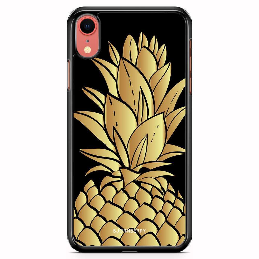 iPhone XR Case - Gold Pineapple