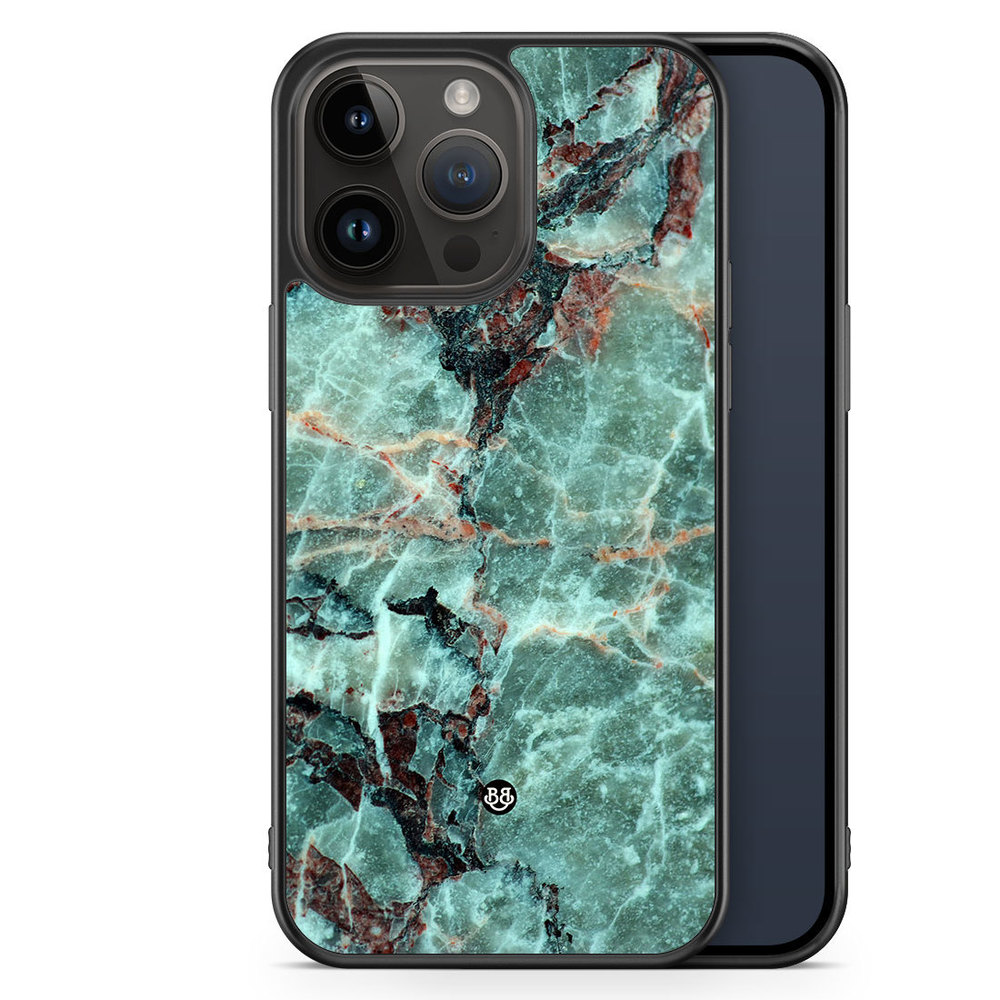 iPhone 14 Pro Max Case - Green Marble