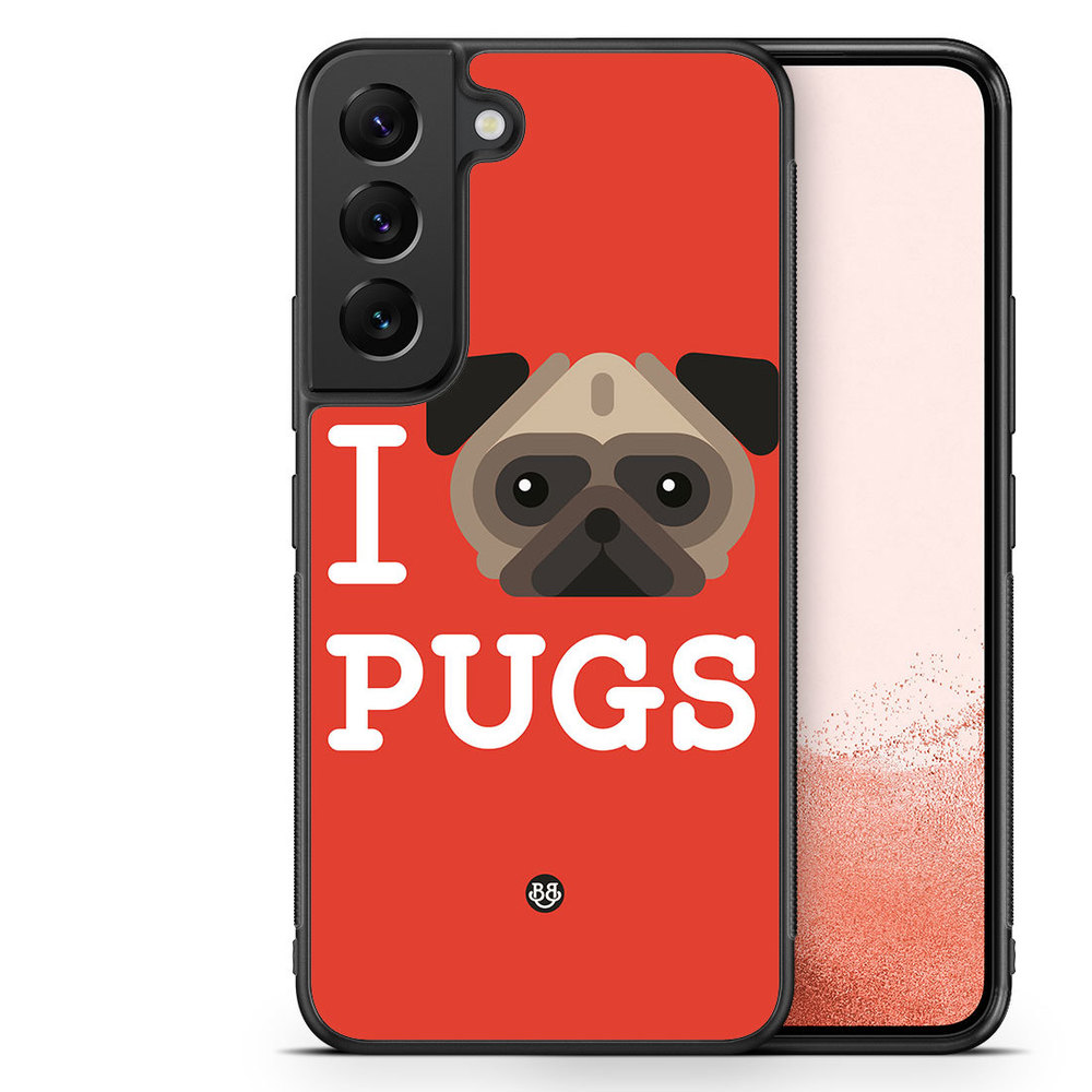 Samsung Galaxy S23 Plus 5G Case - I Love Pugs