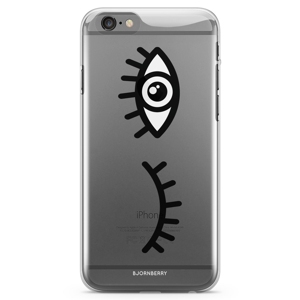 iPhone 6 Plus/6s Plus TPU Case - Black Eyes