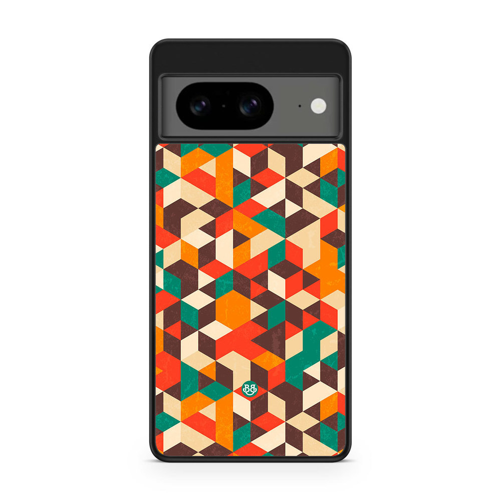 Google Pixel 8 Case - Retro Geometric