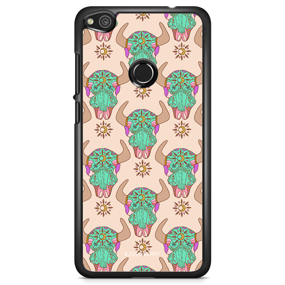 Huawei Honor 8 Lite Case - Beautiful Skulls