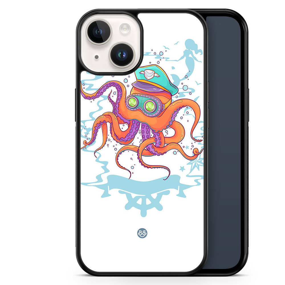 iPhone 14 Case - Captain Octopus