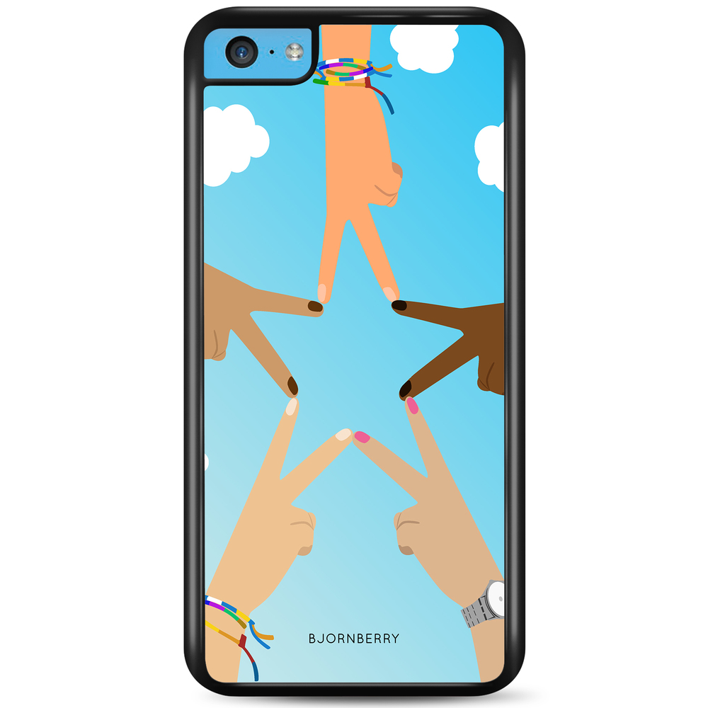 iPhone 5C Case - Hands Star
