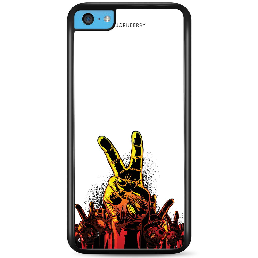 iPhone 5C Case - Peace Hands