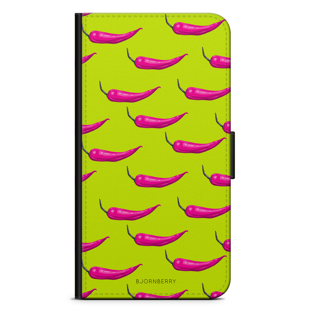 Samsung Galaxy S21 Ultra Wallet Case - Chilli Pattern