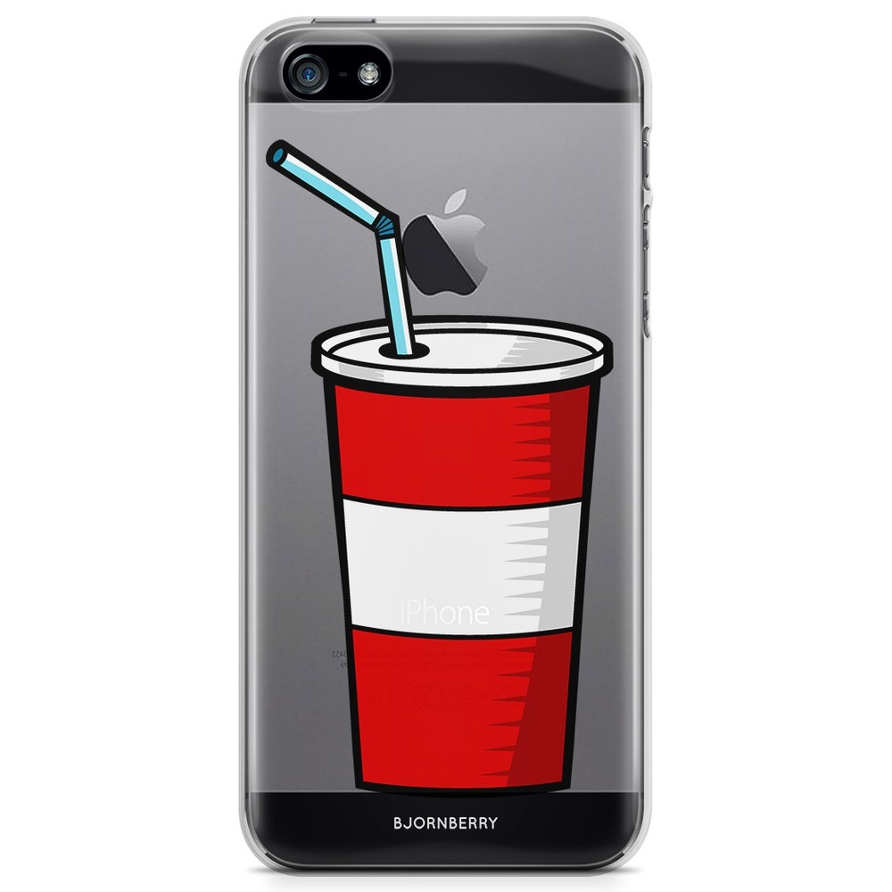 iPhone 5/5S/SE (2016) TPU Case - Soda Cup
