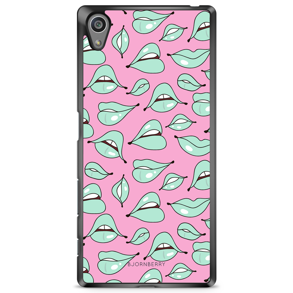 Sony Xperia Z5 Premium Case - Green Lips