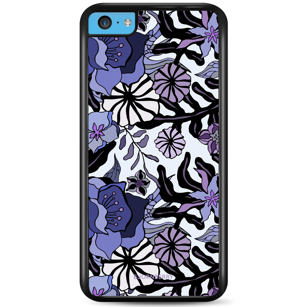 iPhone 5C Case - Purple Flowers