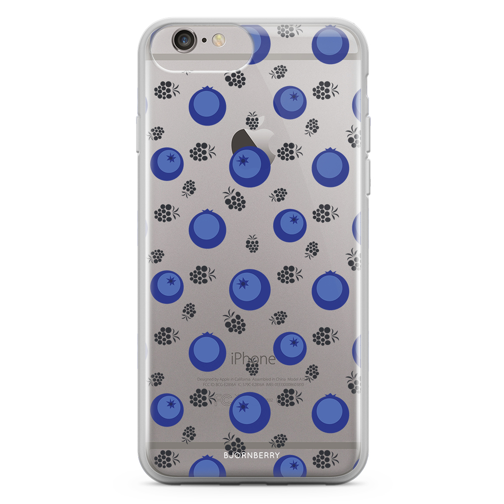 iPhone 6 Plus/6s Plus Fashion Skal - Blåbär