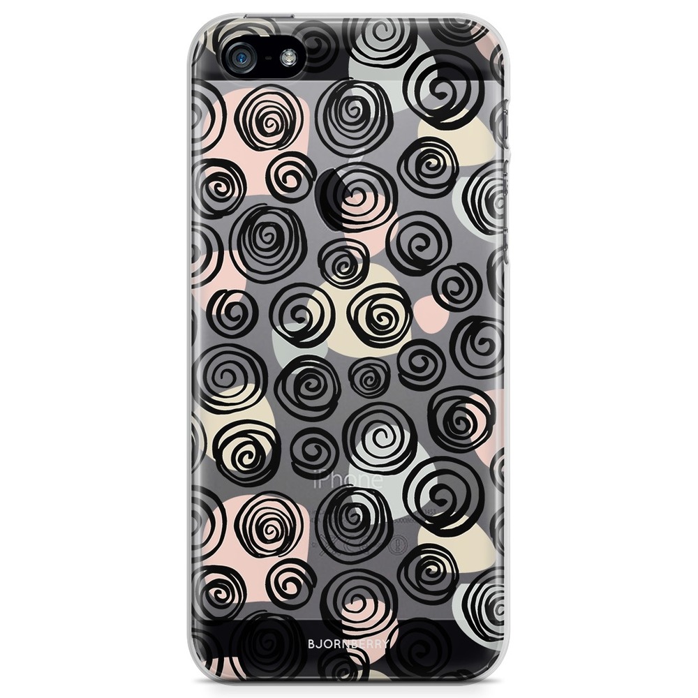 iPhone 5/5S/SE (2016) TPU Case - Circular Pattern