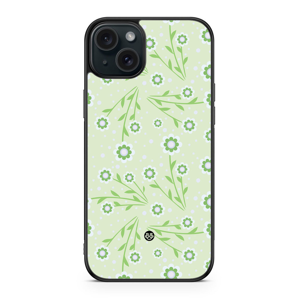 iPhone 15 Plus Skal - Vårkollektion - Grön