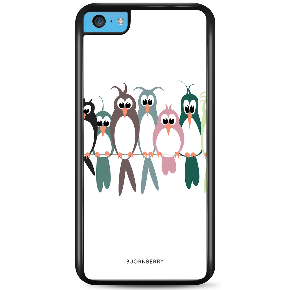 iPhone 5C Case - Birds on a string