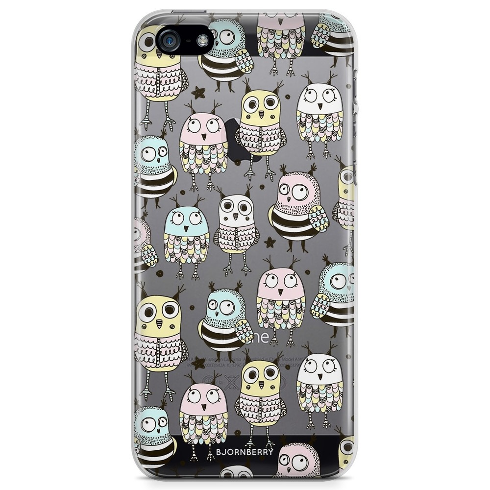 iPhone 5/5S/SE (2016) TPU Case - Cute Owls