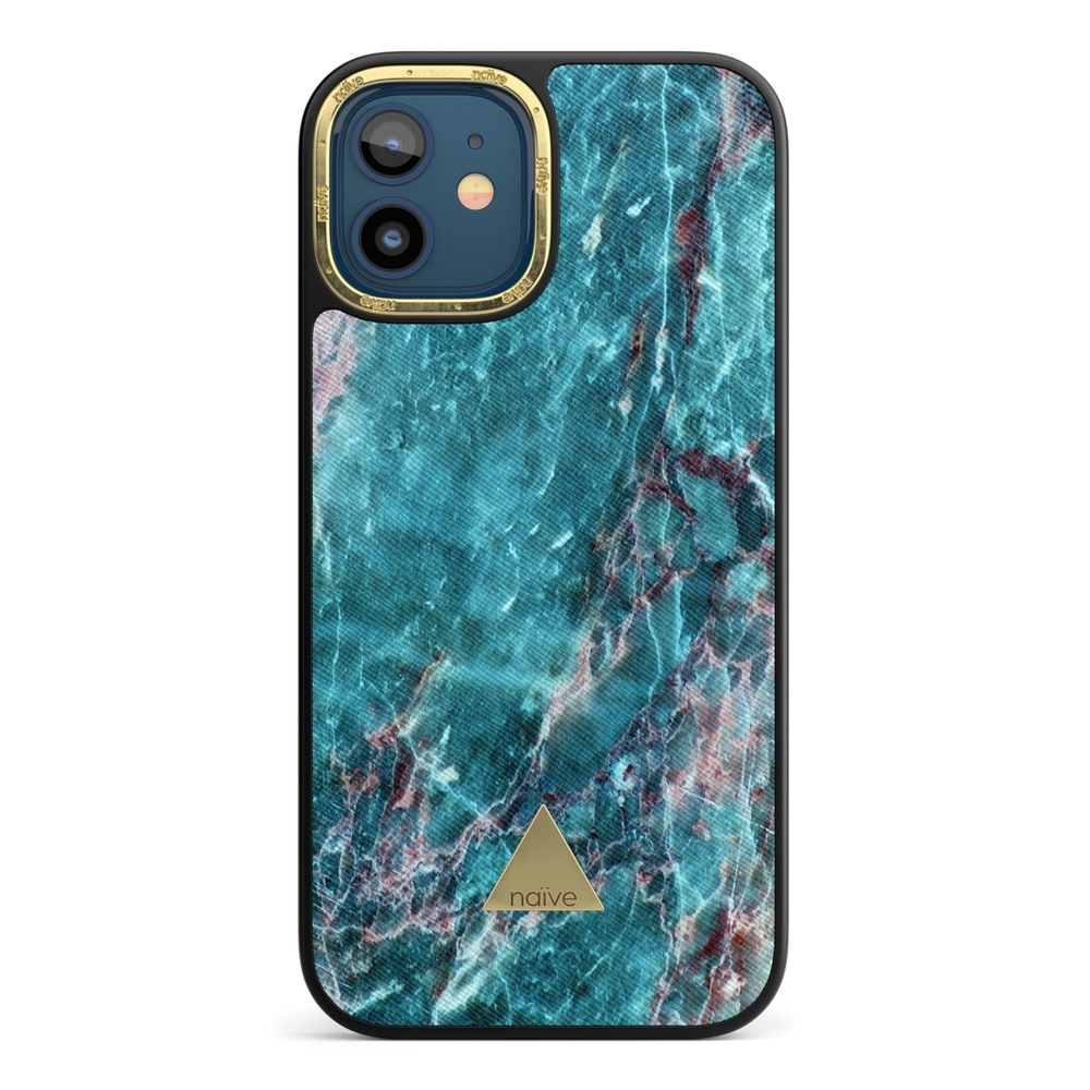 Naive iPhone 12 Case - Icy Marble