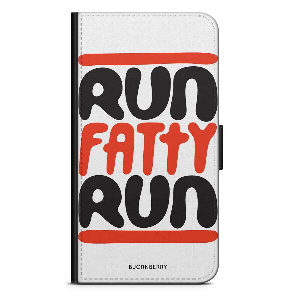 Sony Xperia 10 Plånboksfodral - Run fatty run | Mobilskal & Mobilfodral BJORNBERRY