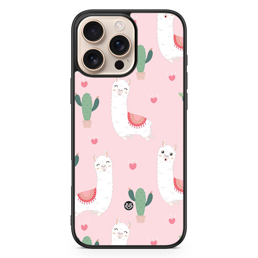 iPhone 16 Pro Max Case - Llama Pattern