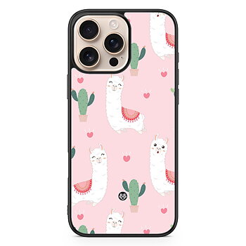 iPhone 16 Pro Max Case - Llama Pattern