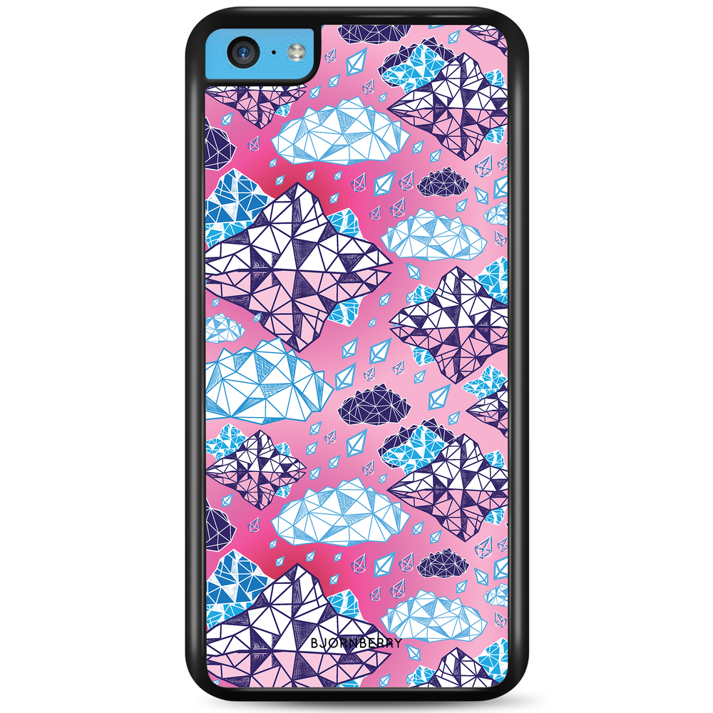 iPhone 5C Case - Geometric Clouds