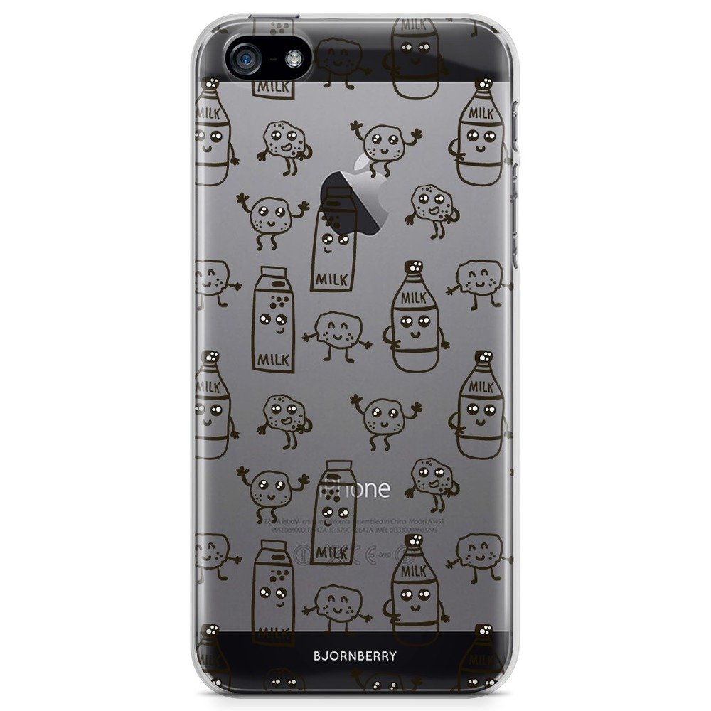 iPhone 5/5S/SE (2016) TPU Case - Milk and Cookies