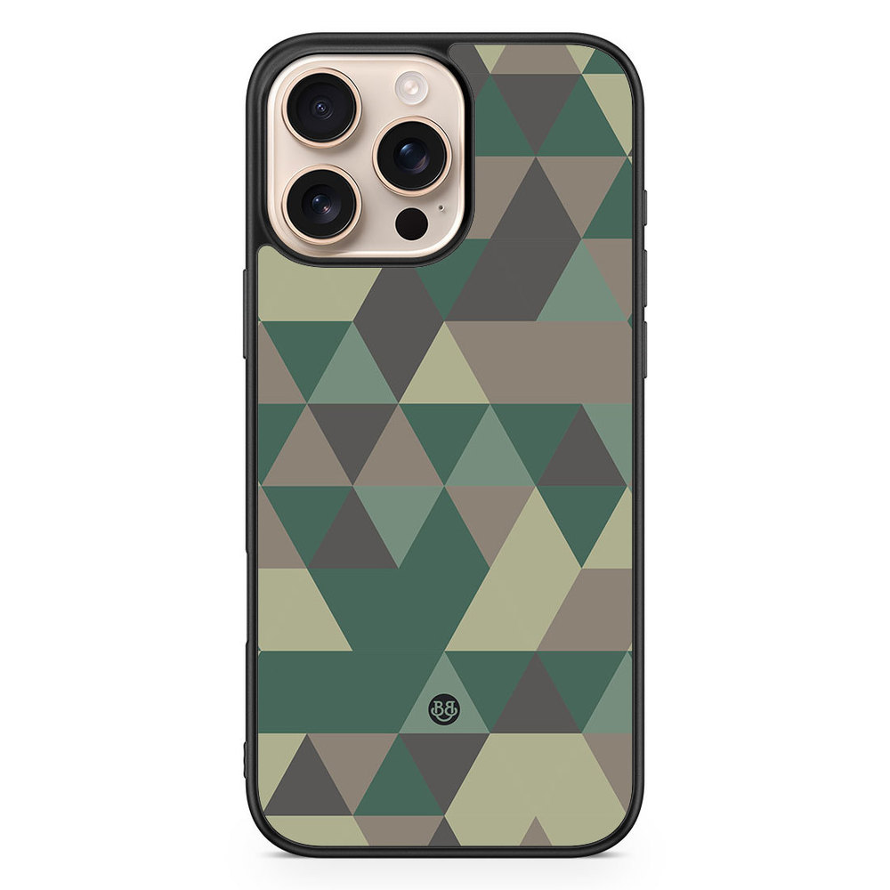 iPhone 16 Pro Max Case - Camo Triangle
